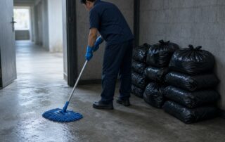 Site ortak alan temizliği günlük iş akışı